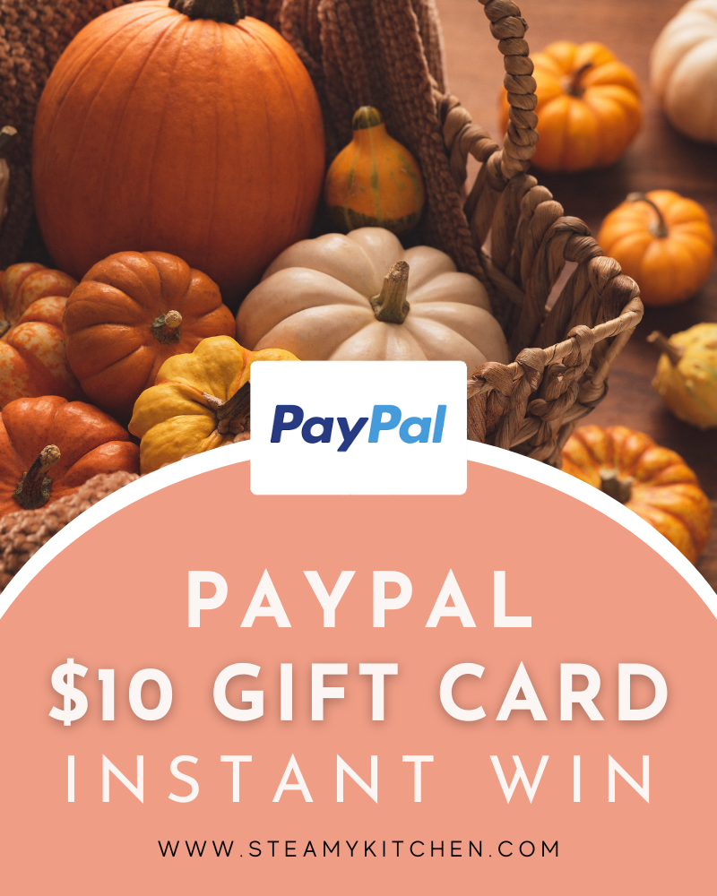 Fall Fiesta Instant Win $10 Paypal Giftcards!Ends in 10 days.