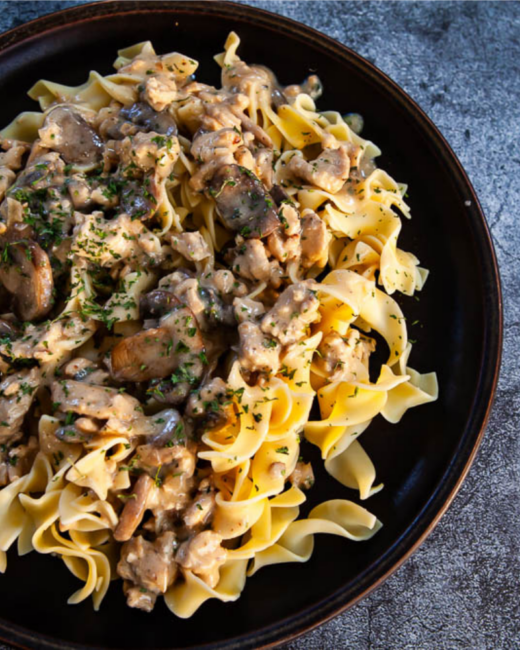 Healthy Turkey Stroganoff Recipe
